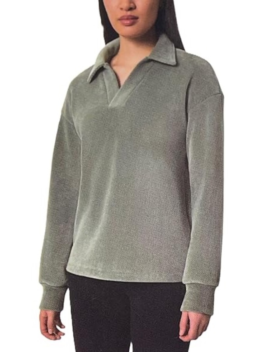 Mondetta Ribbed Long Sleeve Pullover